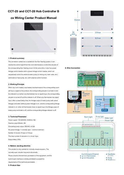 W EN MANUAL CCT 28 Hub Controller